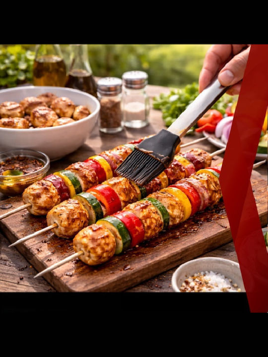 Set 5 Unelte Pentru Grătar Premium Accesorii Din Oțel Inoxidabil Include Pensete Spatulă Furculiță Cuțit Perie Geantă Durabilă Cu Mânere Dimensiuni 38,5 X 11,5 X 5 Cm Negru