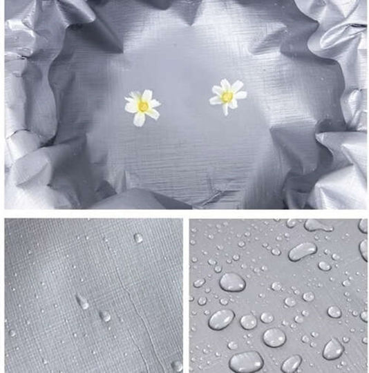 Pânză Impermeabilă Rotundă 120gr/m² cu Diametru 3m Tip De Lumină Gri