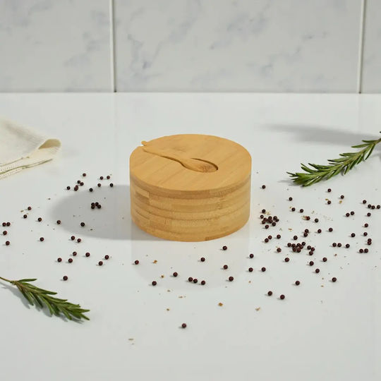 General Use Vase with Lid Wooden ac699