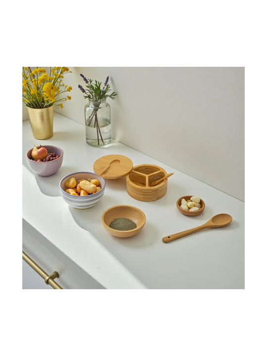 General Use Vase with Lid Wooden ac699