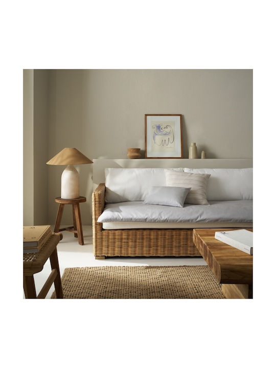 Gofis Home Decorative Pillow Case 100% Cotton Gray 80x200cm
