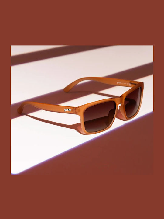 Goodr Unisex Γυαλιά Ηλίου με Καφέ Σκελετό και Καφέ Φακό G00733-GRG-02