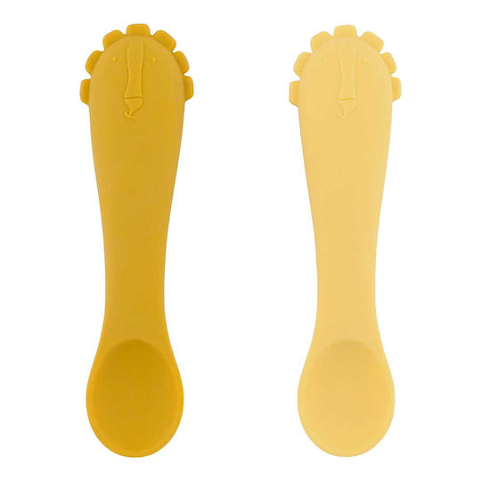 Trixie Baby Set with Silicone Spoons for 4+ Months