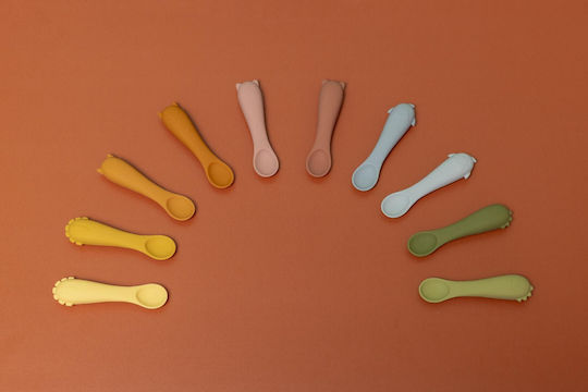 Trixie Baby Set with Silicone Spoons for 4+ Months