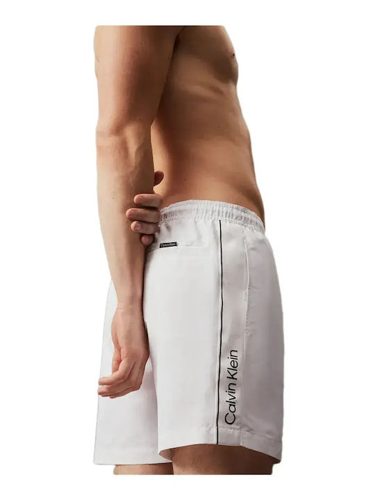 Costume De Baie Bărbați Pantaloni Scurți Albi Cu Dungi
