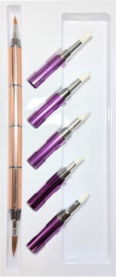 Double Sided Brush Set Puzzle 10 In 1 & Silicone Nail Art Tools