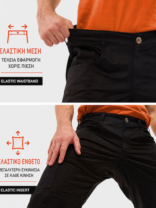 strongAnt Βερμούδα Εργασίας Μαύρη
