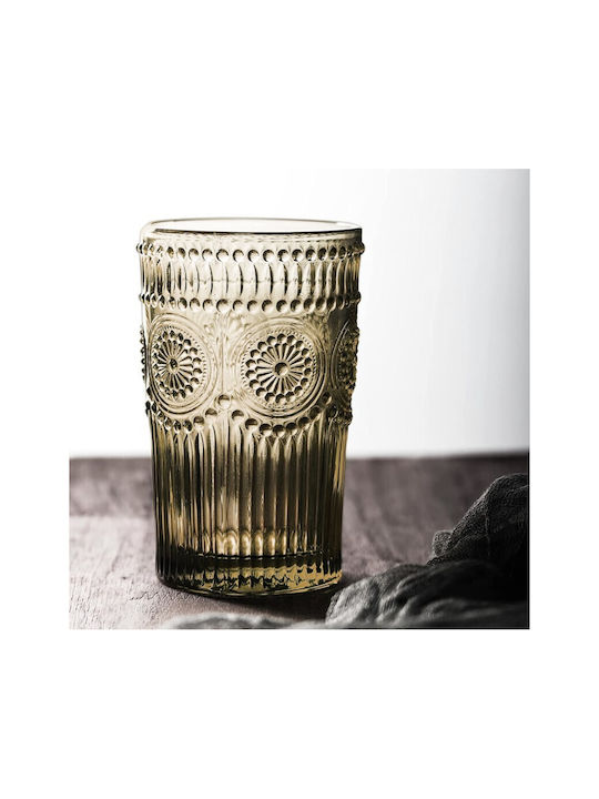 Viosarp Vintage Σετ Ποτήρια Νερού από Γυαλί 385ml 6τμχ