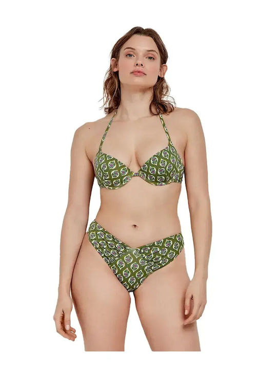 Padded Underwire Bikini Bra Multicolour 2/30203-Top