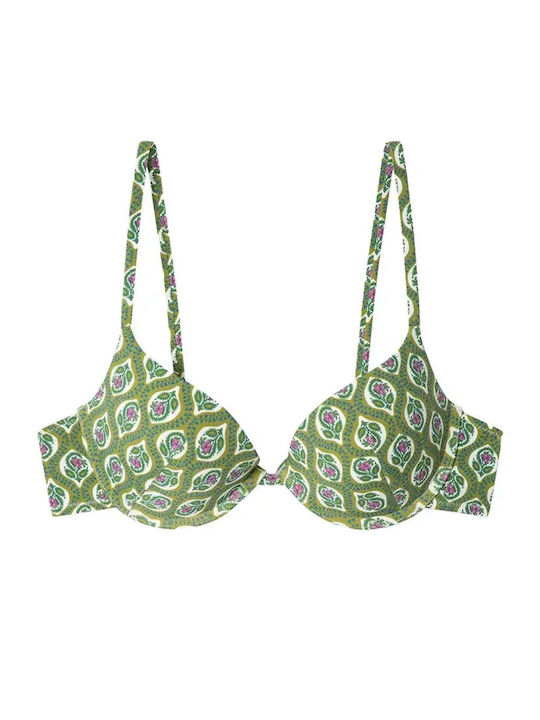 Padded Underwire Bikini Bra Multicolour 2/30203-Top