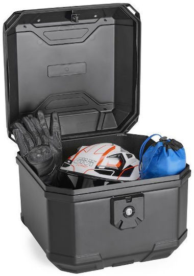 Givi Monolock Aluminum Motorcycle Top Case 38lt Black