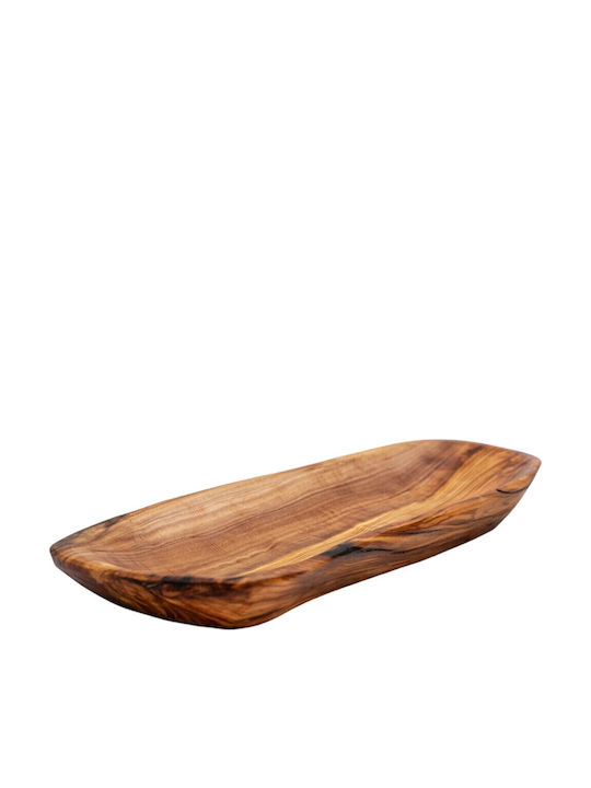 Servierplatte Hölzernes Beiges 37x14cm pl11262