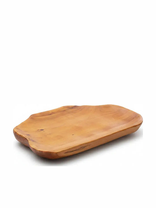 Piață De Servire Din Lemn Bej 35x23cm pl624.020