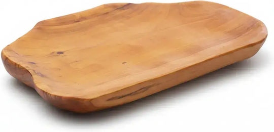 Xylino.gr Πιατέλα Σερβιρίσματος Hölzernes Beiges 35x23cm pl624.020