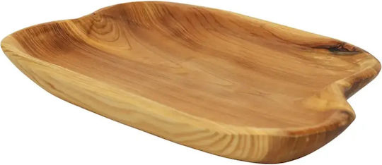 Сервизна Чиния Дървена Бежова 40x25см pl624.021