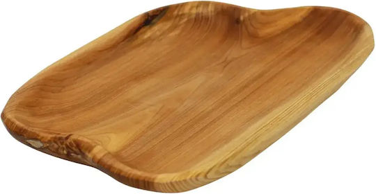 Сервизна Чиния Дървена Бежова 40x25см pl624.021