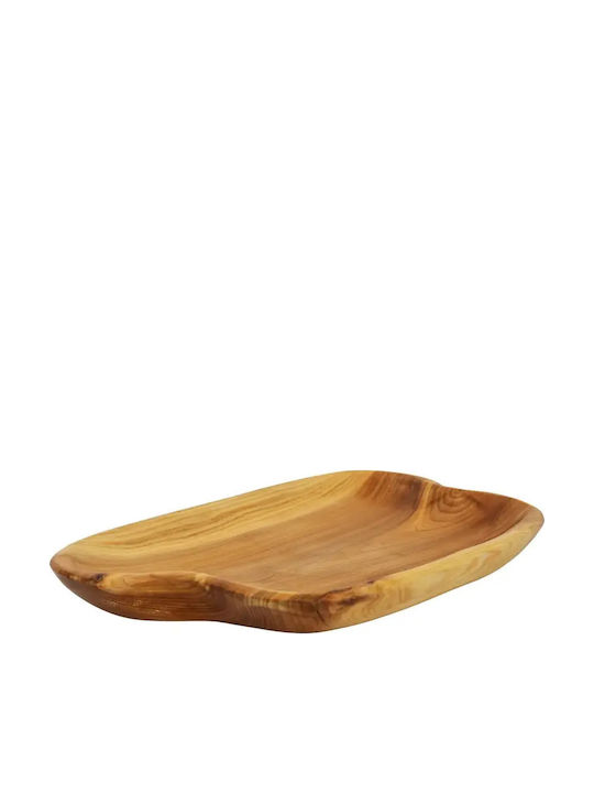 Piață De Servire Din Lemn Bej 35x23cm pl624.020