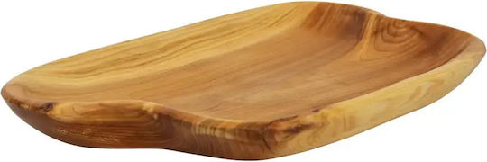 Xylino.gr Πιατέλα Σερβιρίσματος Hölzernes Beiges 35x23cm pl624.020
