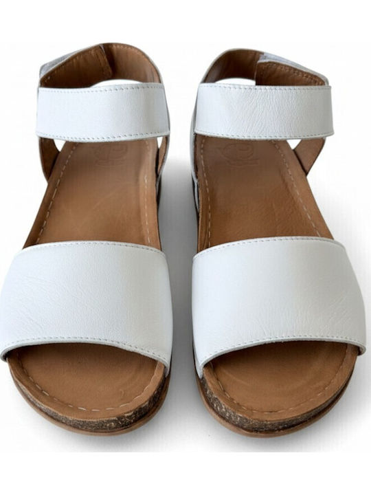 Leather Women's Anatomic White Sandals