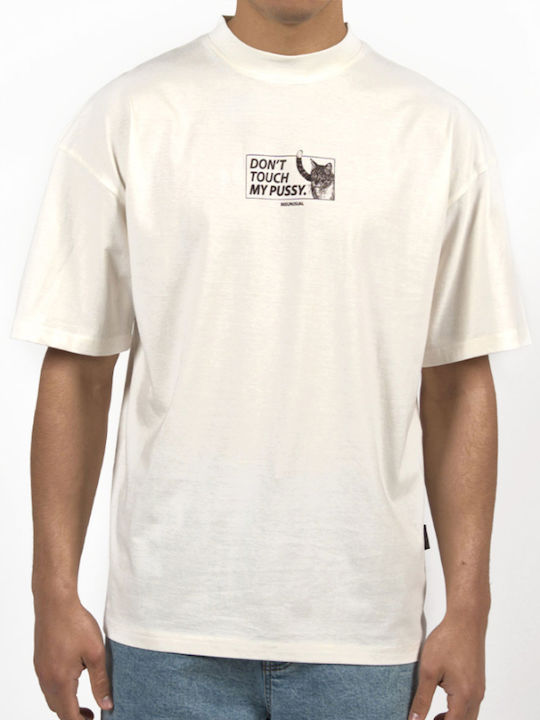 Bee. Unusual. Dont Touch My Pussy T-shirt Λευκό