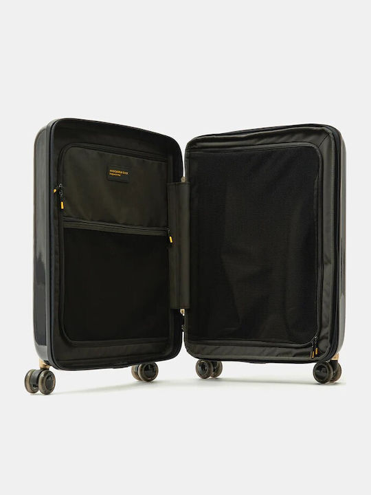 Mandarina Duck Sky Duck Βαλίτσα Ταξιδίου Καμπίνας Σκληρή Dark Gloss με 4 Ρόδες Ύψους 55εκ.