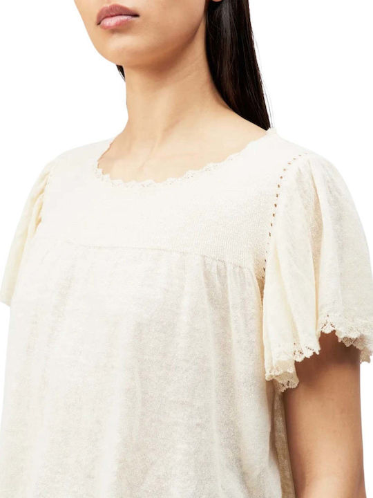 Women's Beige Crop Top