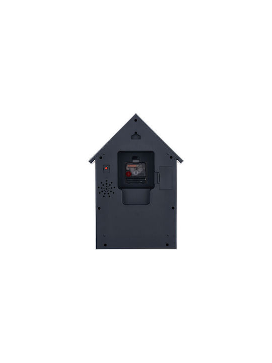 Karlsson Dog House Ρολόι Τοίχου Γκρι 26.5x11.5cm