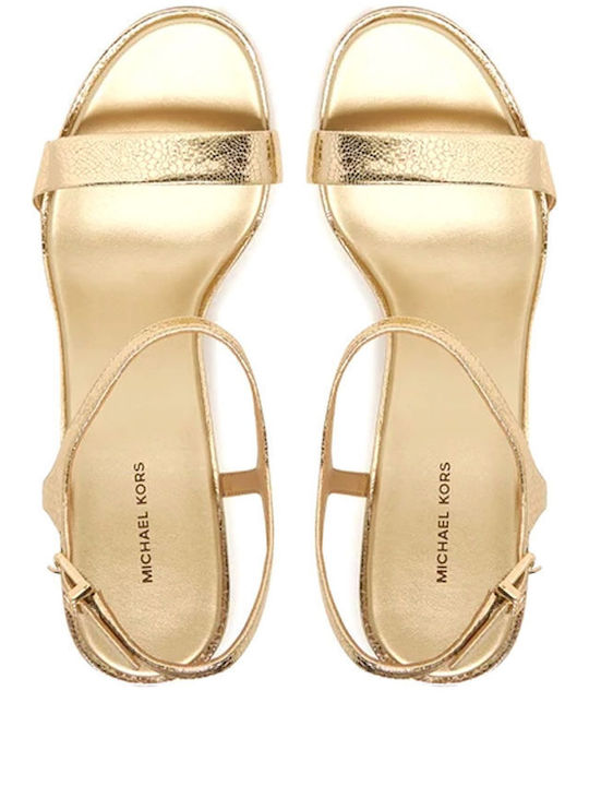 Leather Sandals Gold