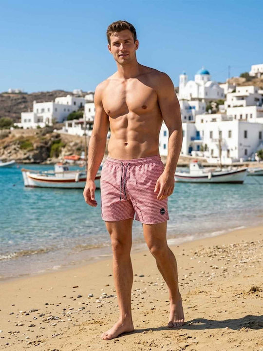 Ανδρικό Μαγιό Σορτς Pink
