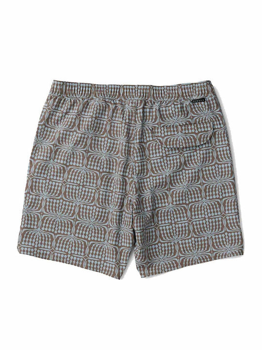Men's Swimwear Bermuda Brown/Light Blue