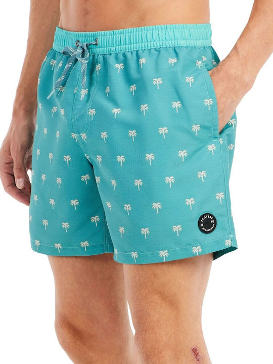 Men's Swimwear Shorts Wave Green