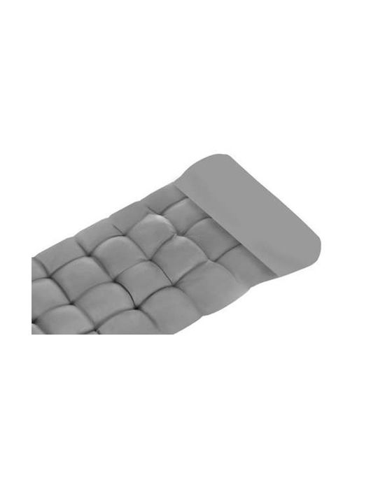 Bench Cushion for Garden with Backrest Gray 50x165cm