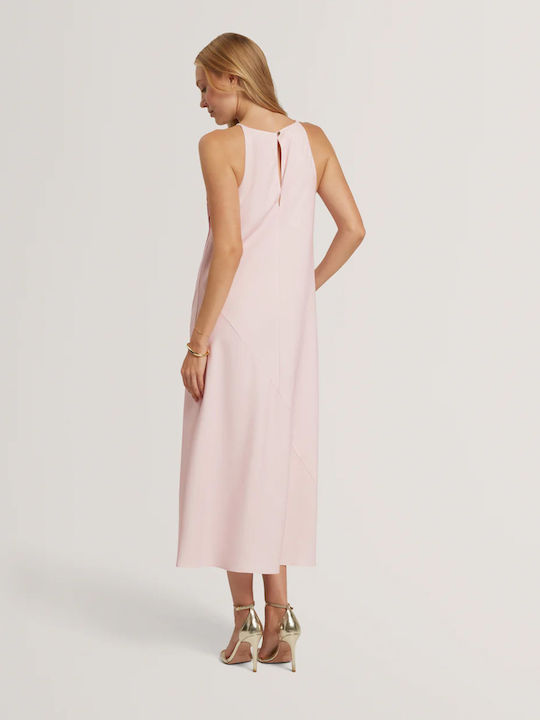 Rochie Midi Pentru Nuntă / Botez Roz