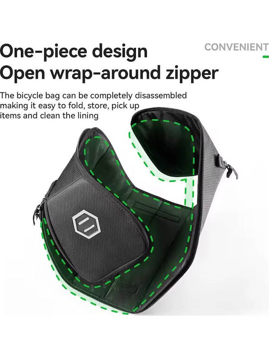 Rockbros Bicycle Rack Bag 11.6l Black