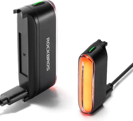 Rockbros RB.LIGHT033 Επαναφορτιζόμενο Οπίσθιο Φως Ποδηλάτου