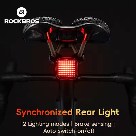 Rockbros RB.LIGHT031 Презареждаща се Задна Светлина за Велосипед