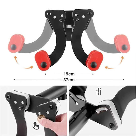 Wall-mounted Bicycle Hanger Foldable Holder Up To 40kg Roxar Universal