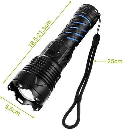 Echipament Reîncărcabil Tip Lanternă de Cap LED cu Luminozitate Maximă 1500lm