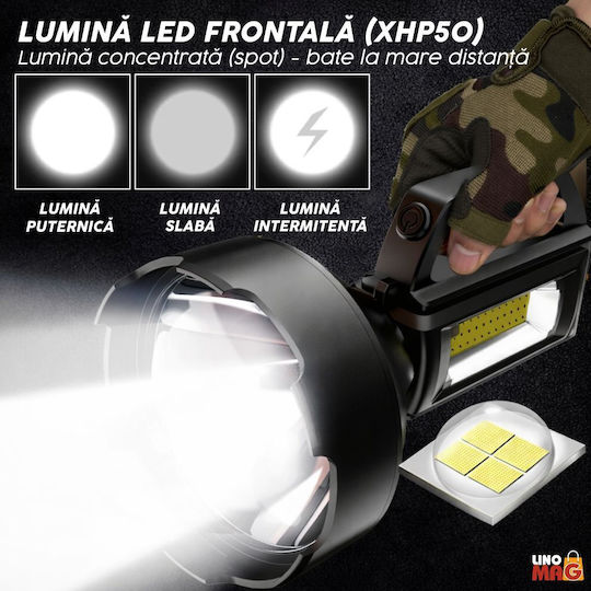 Linomag Făclie LED Reîncărcabilă IP65 cu Luminozitate Maximă 1200lm