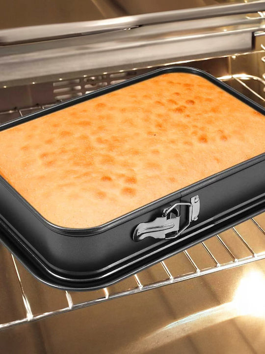 Formă Pentru Tort Rectangulară Cu Bază Detasabilă 35x24x7cm