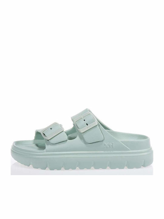 Γυναικεία Σανδάλια Flatforms Τιρκουάζ