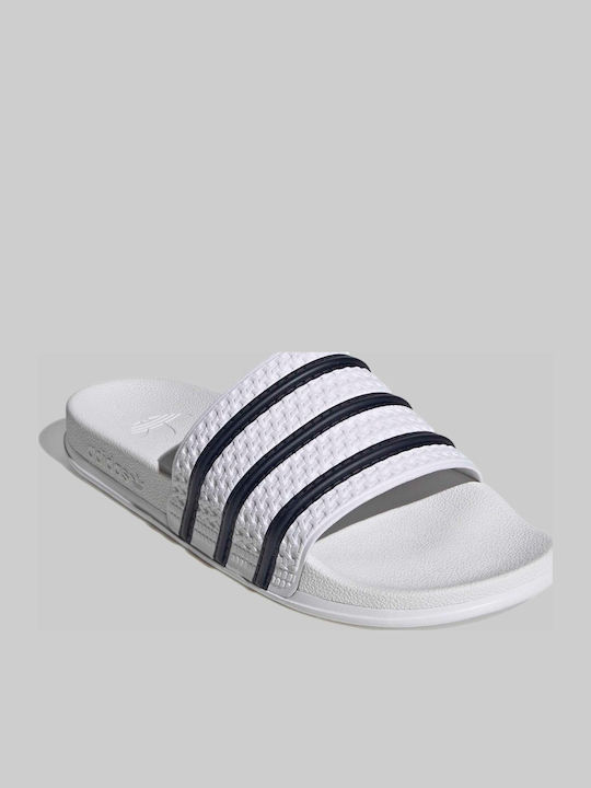 Adilette Ανδρικές Σαγιονάρες Λευκές