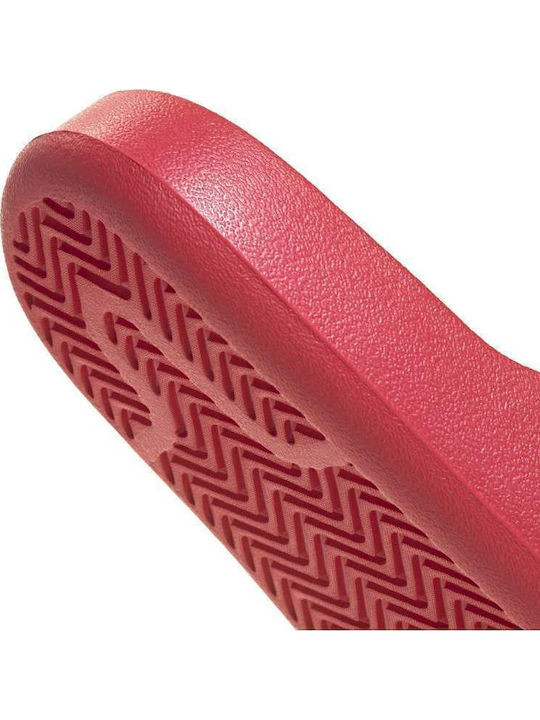 Adilette Slides σε Κόκκινο Χρώμα