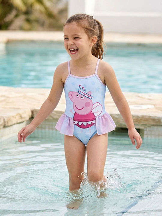Cerda Peppa Pig Kinder Badebekleidung Einteilig Hellblau-Rosa