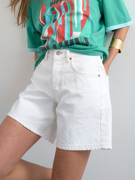 Women's Jean Shorts White