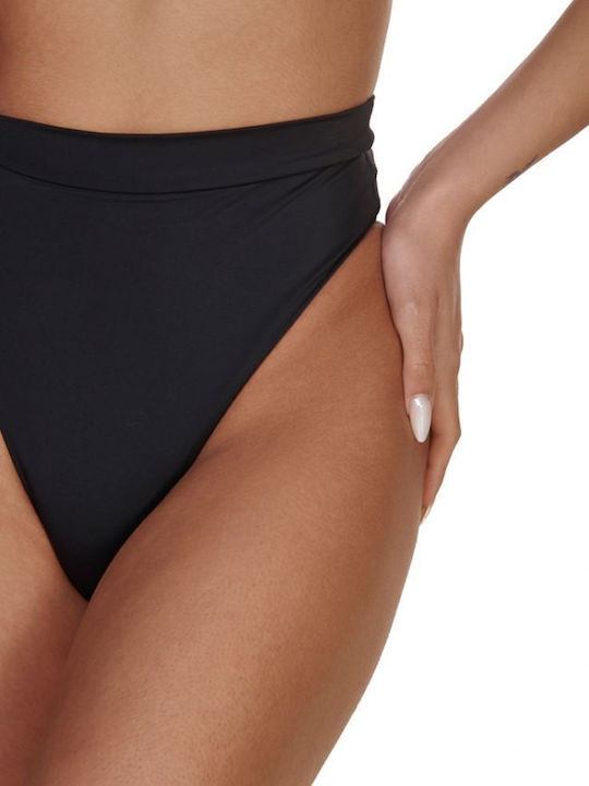 Bikinihosen Slip Schwarz