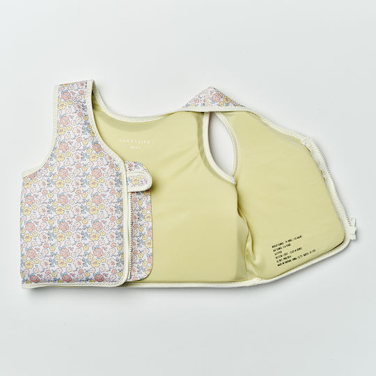 Sunnylife Vesta De Salvare Pentru Copii 3-6 Into Garden Ditsy Floral