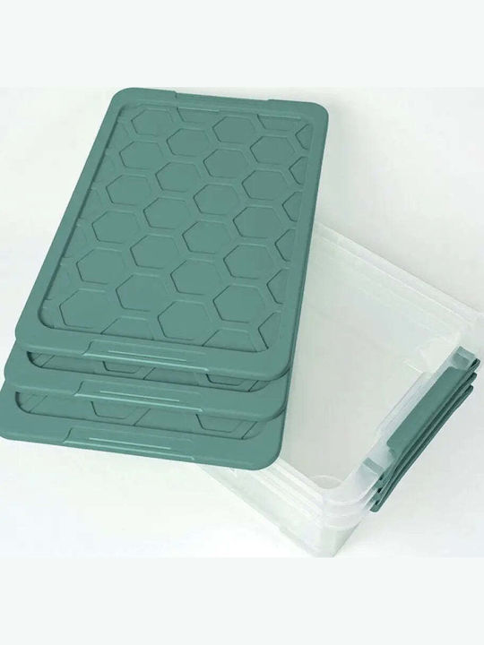 Rotho Babydesign Plastik Aufbewahrungsbox mit Deckel Transparent 30lt