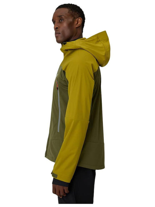 Winter Softshell Waterproof and Windproof Jacket Khaki
