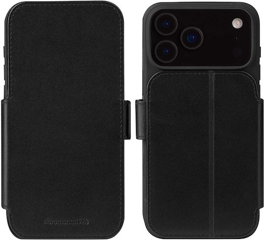 Dbramante1928 Copenhagen Slim Husa Piele Tip Wallet Pentru Apple Iphone 17 Pro Neagră